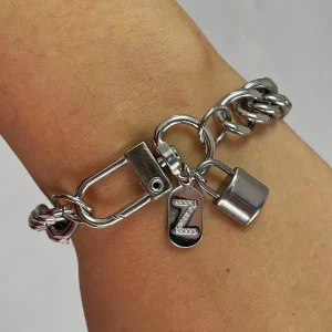 Stylish Alphabet Charm Jewelry Set