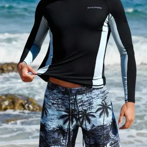 Men's Rash Guard Swim Set
