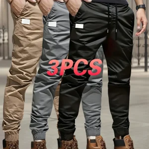 Three Pack Casual Sports Pants