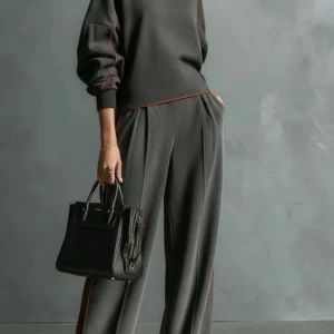 Women's Everyday Streetwear Pants Set