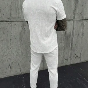 Off White V Neck Outfit