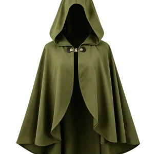 Unisex Medieval Halloween Hooded Cape Cloak